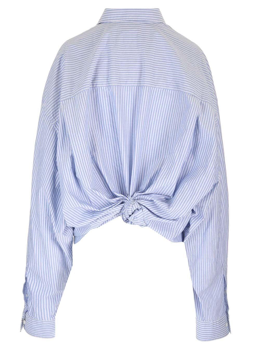 Al Duca D'Aosta Balenciaga Camicia oversize "Knotted Shirt" Vendite Flash