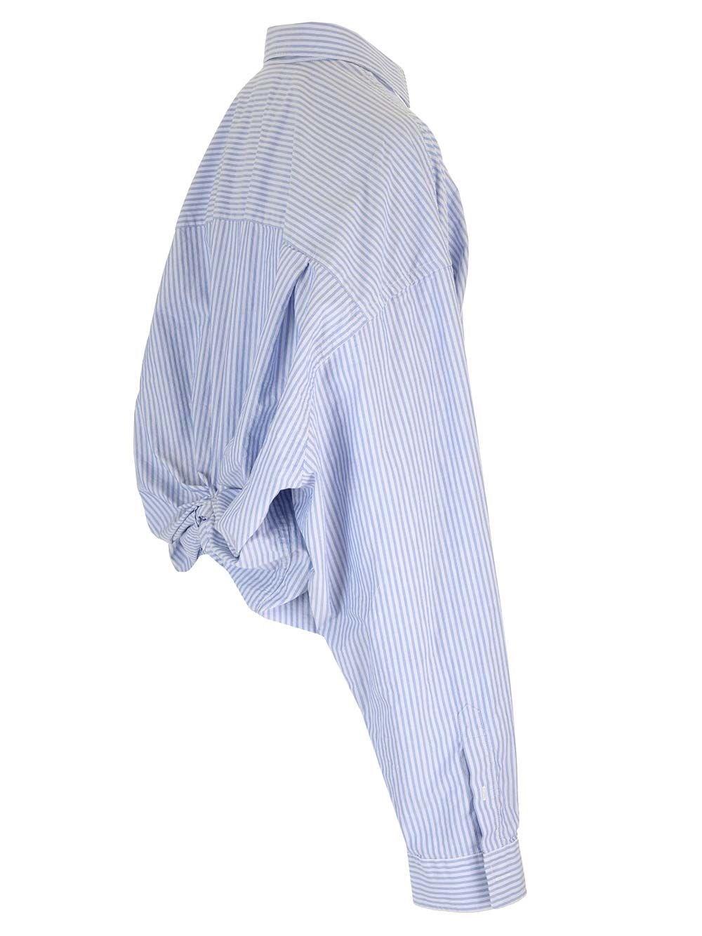 Al Duca D'Aosta Balenciaga Camicia oversize "Knotted Shirt" Vendite Flash