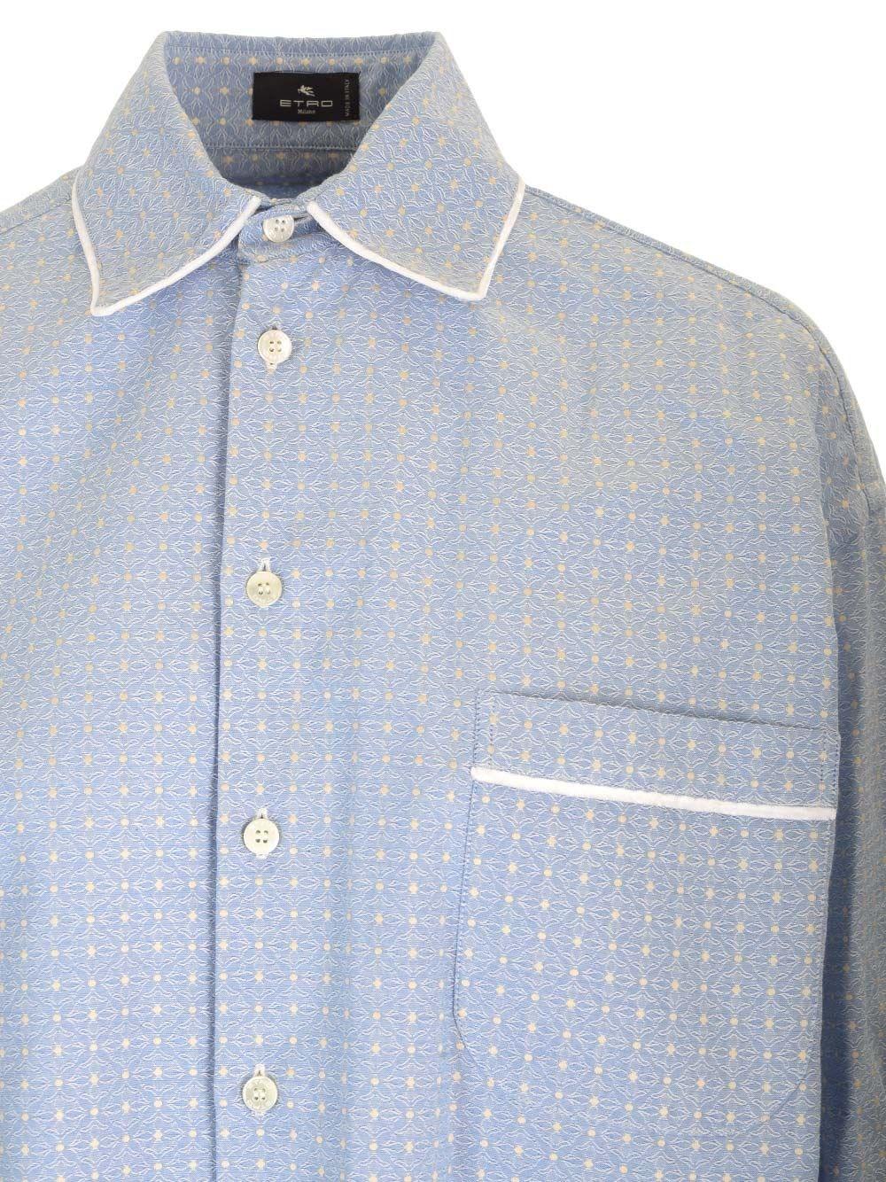 Al Duca D'Aosta Etro Camicia in cotone ricamato Moda