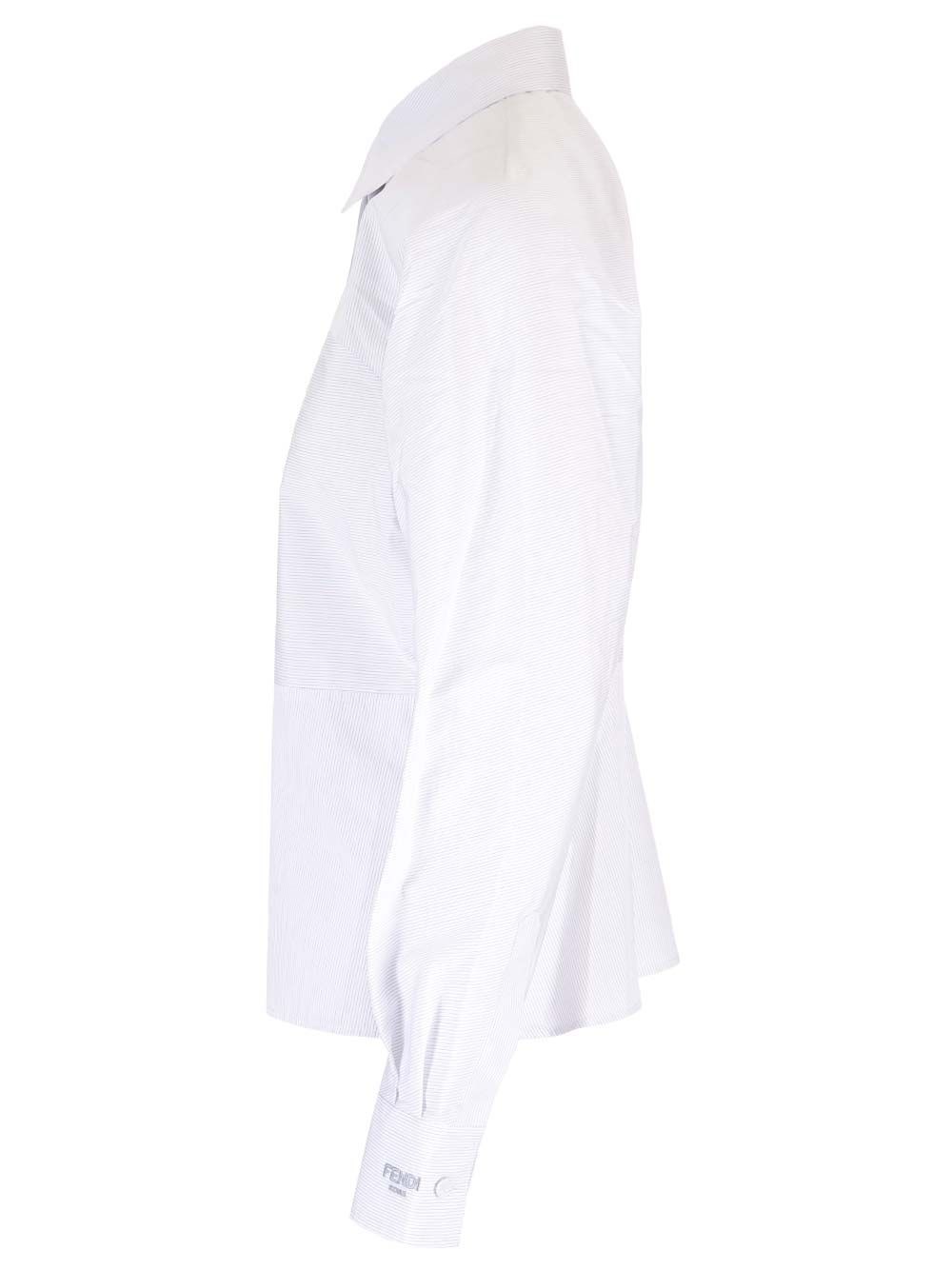 Al Duca D'Aosta Fendi Camicia slim fit a righe 2025