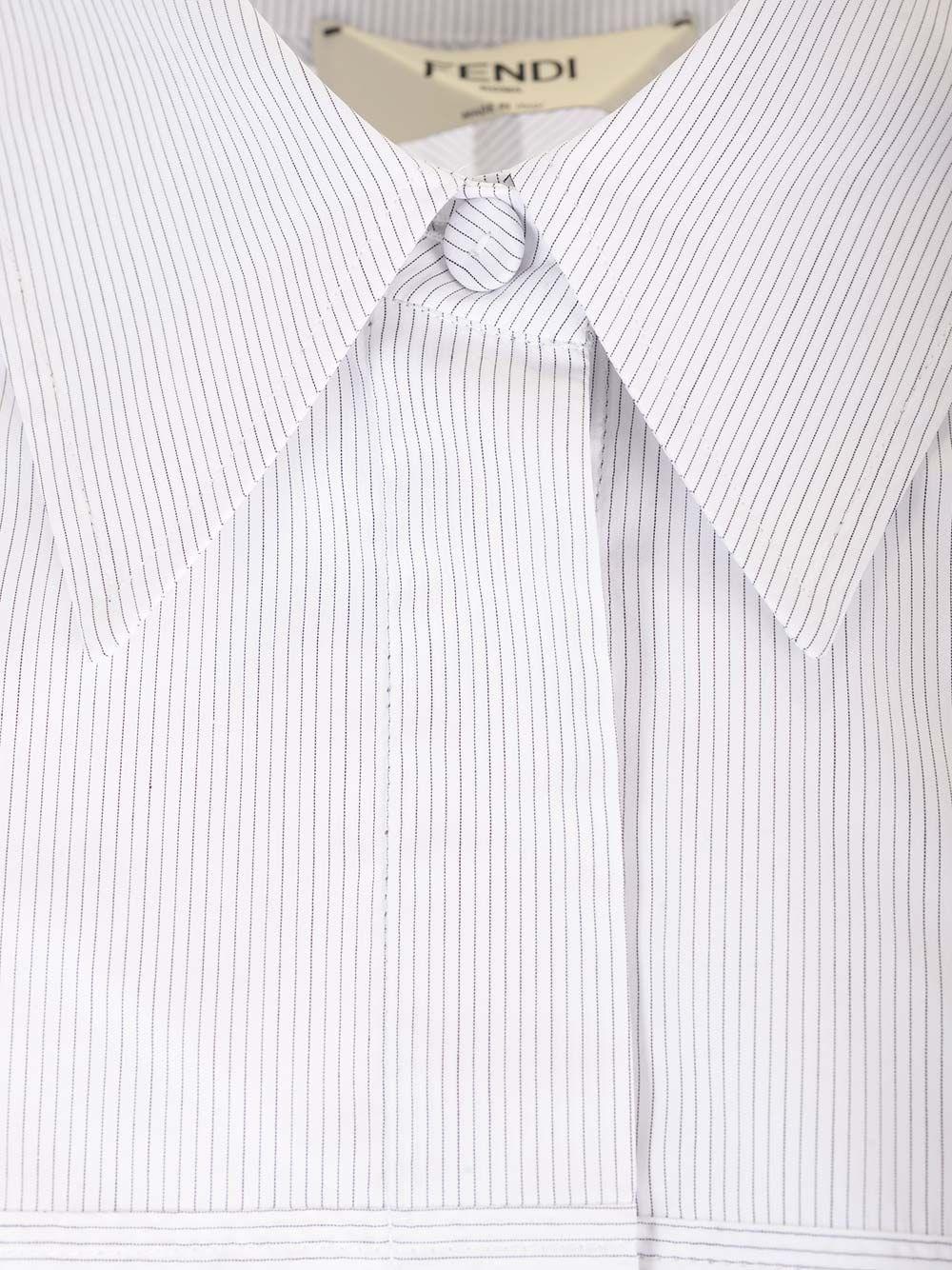 Al Duca D'Aosta Fendi Camicia slim fit a righe 2025