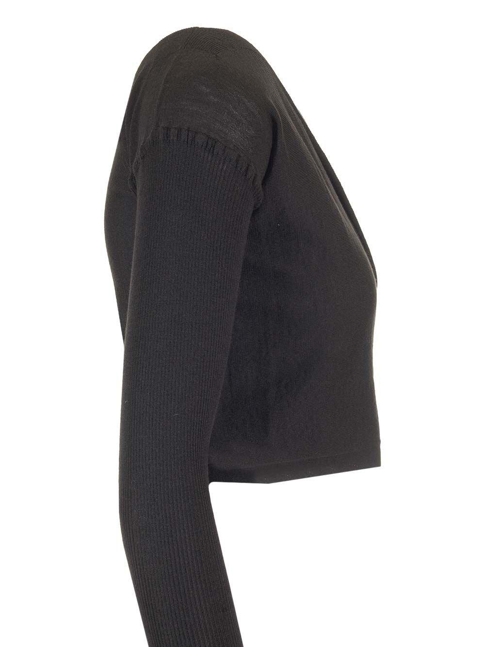 Al Duca D'Aosta Rick Owens Top incrociato in maglia Shopping Online