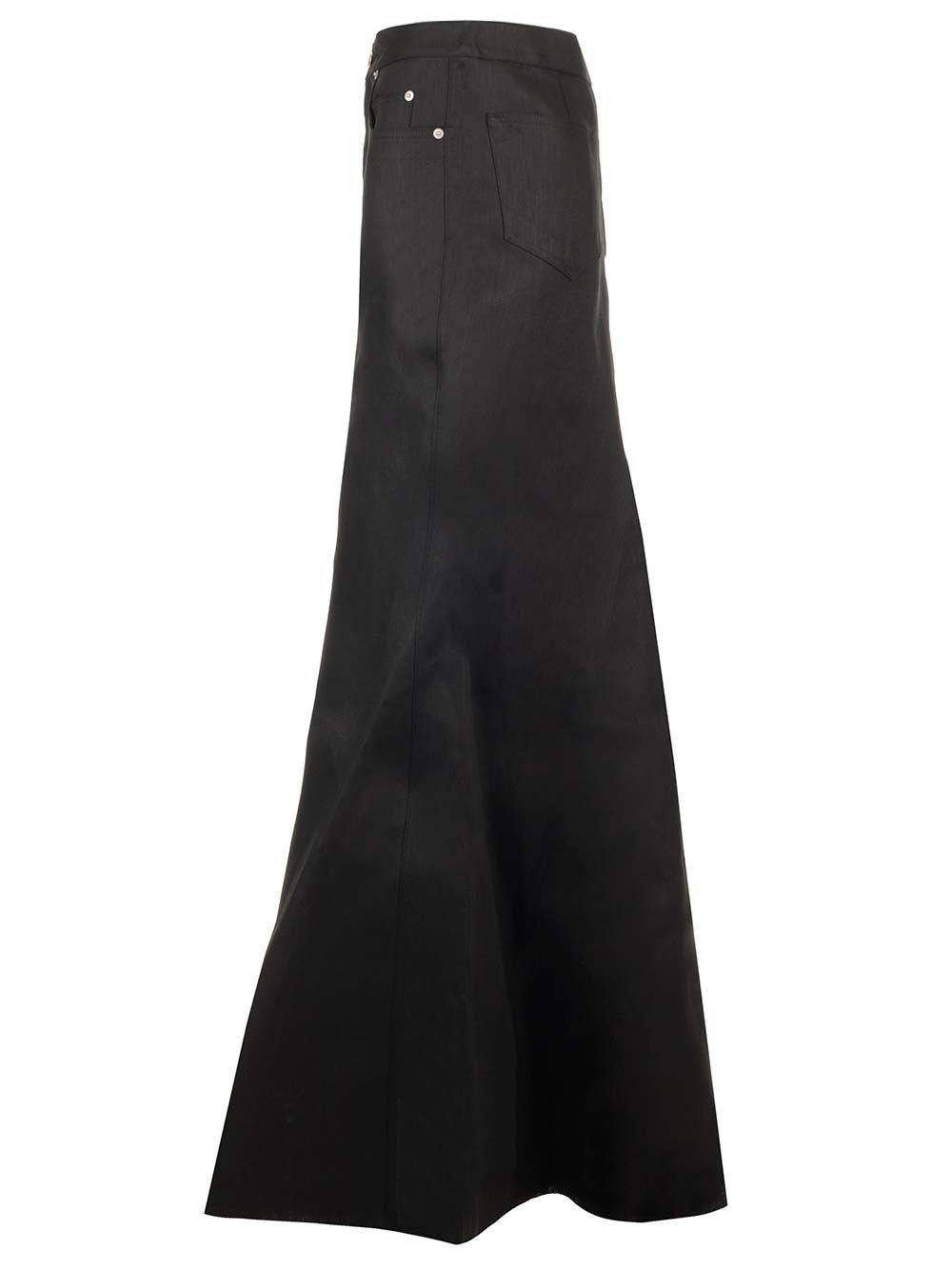 Al Duca D'Aosta Rick Owens Gonna lunga in twill Prezzo Ridotto