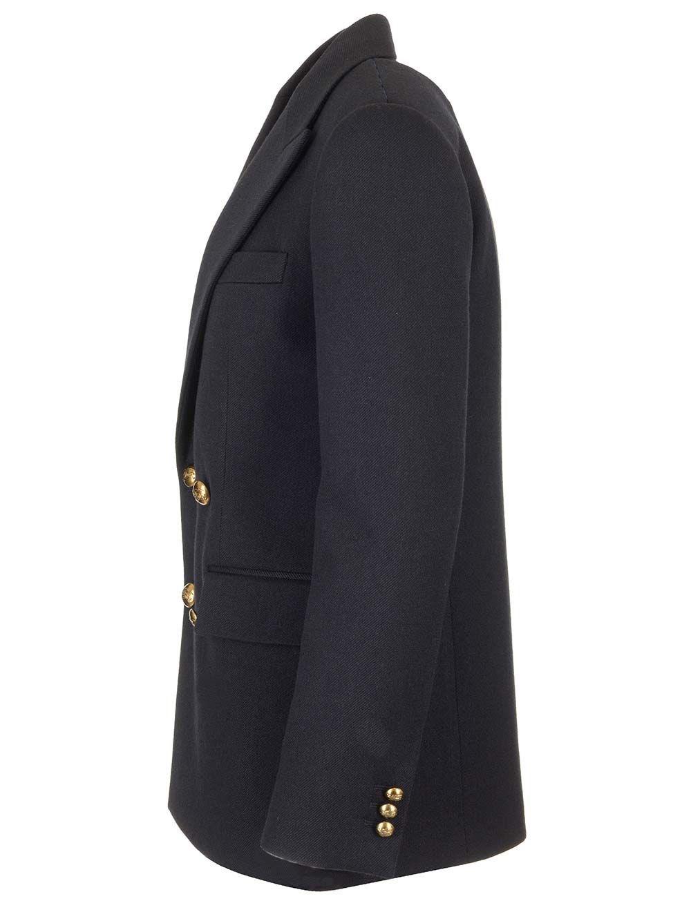 Al Duca D'Aosta Burberry Blazer doppiopetto blu navy Economico