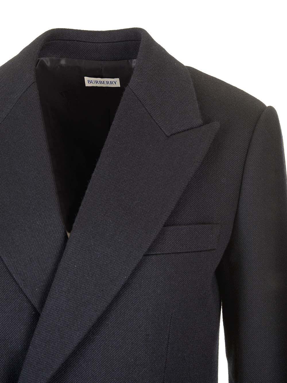 Al Duca D'Aosta Burberry Blazer doppiopetto blu navy Economico