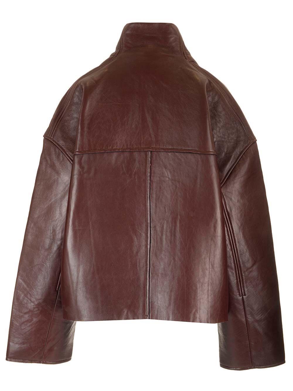 Al Duca D'Aosta Remain Bonded Leather Jacket Offerte