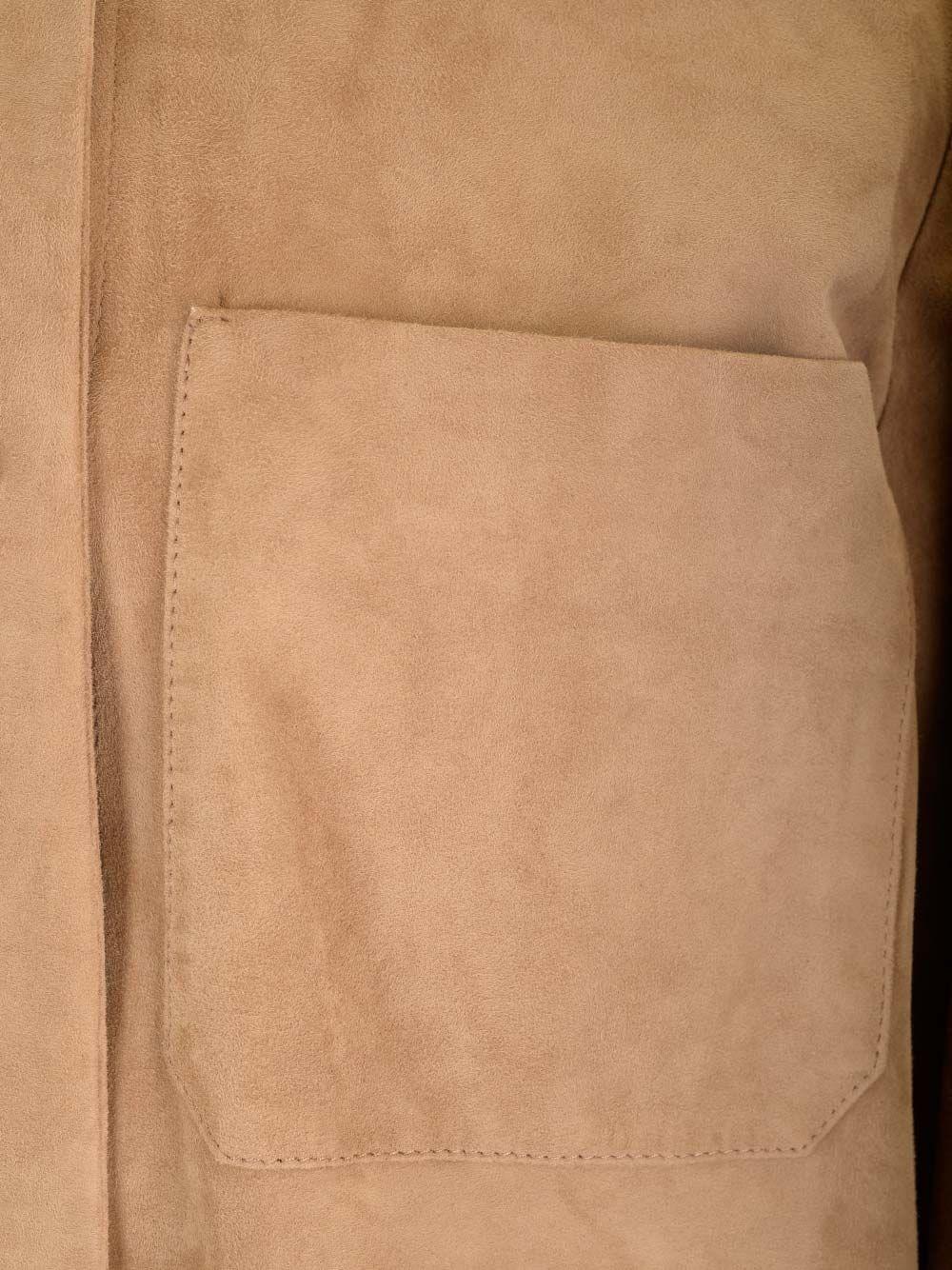 Al Duca D'Aosta 's Max Mara Overshirt scamosciata "Fresia" Saldi Di Fabbrica