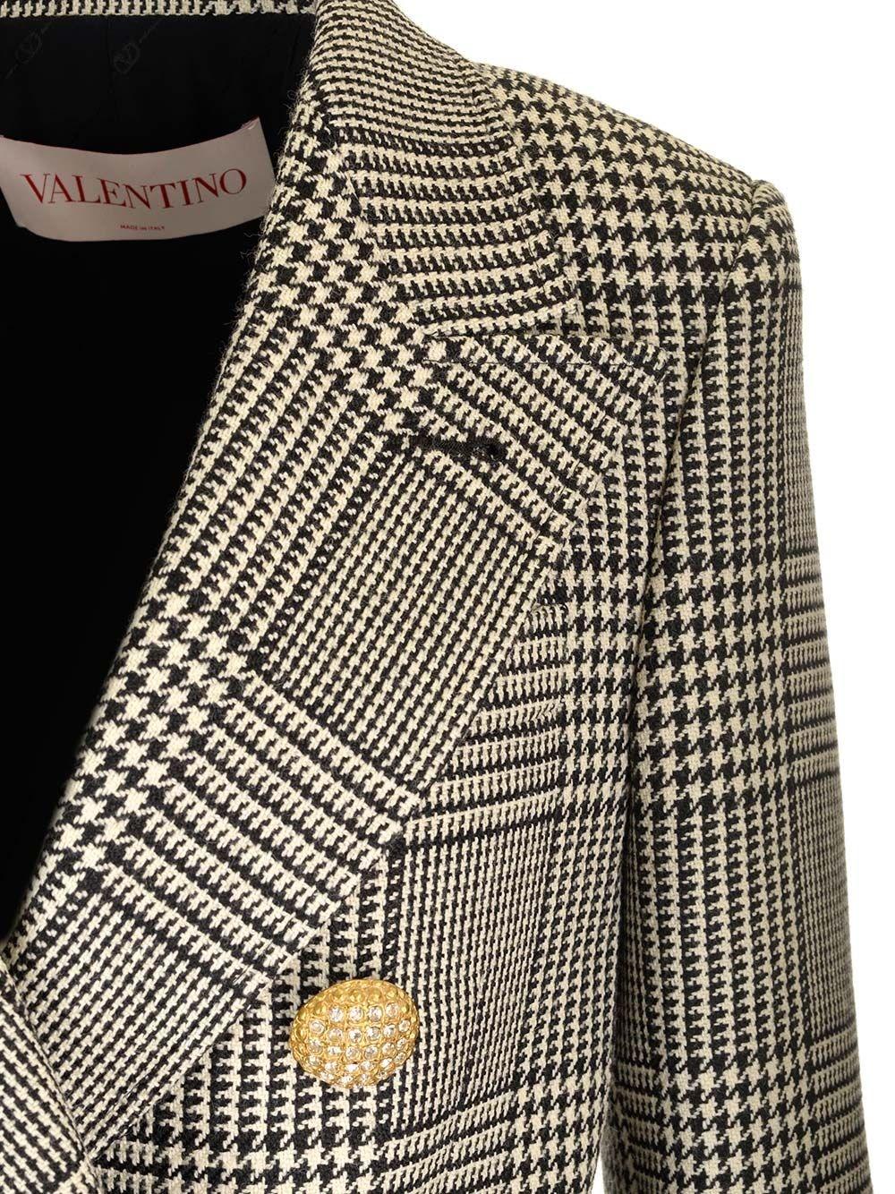 Al Duca D'Aosta Valentino Garavani Blazer in lana pied de poule Nuova