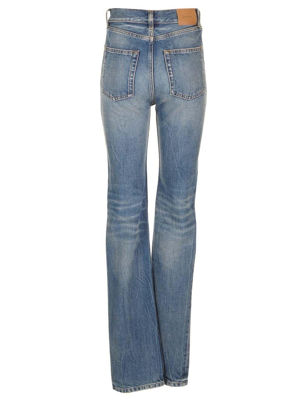 Al Duca D'Aosta Saint Laurent Jeans slim-fit anni 90 Nuovo