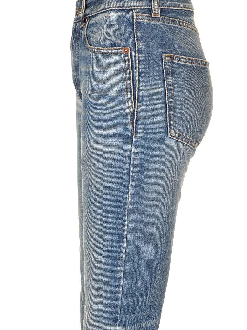 Al Duca D'Aosta Saint Laurent Jeans slim-fit anni 90 Nuovo