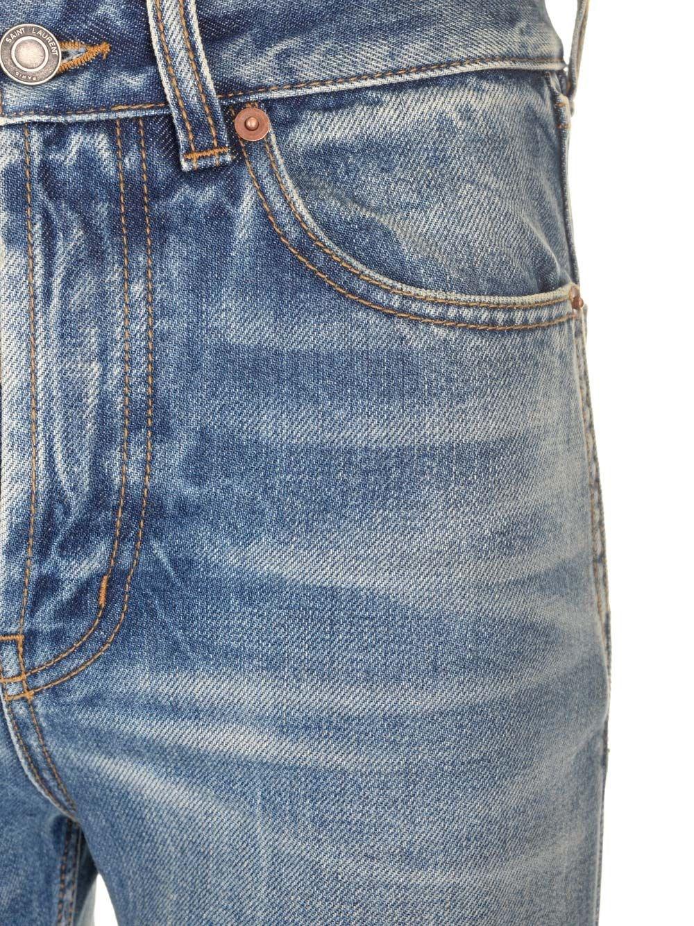Al Duca D'Aosta Saint Laurent Jeans slim-fit anni 90 Nuovo