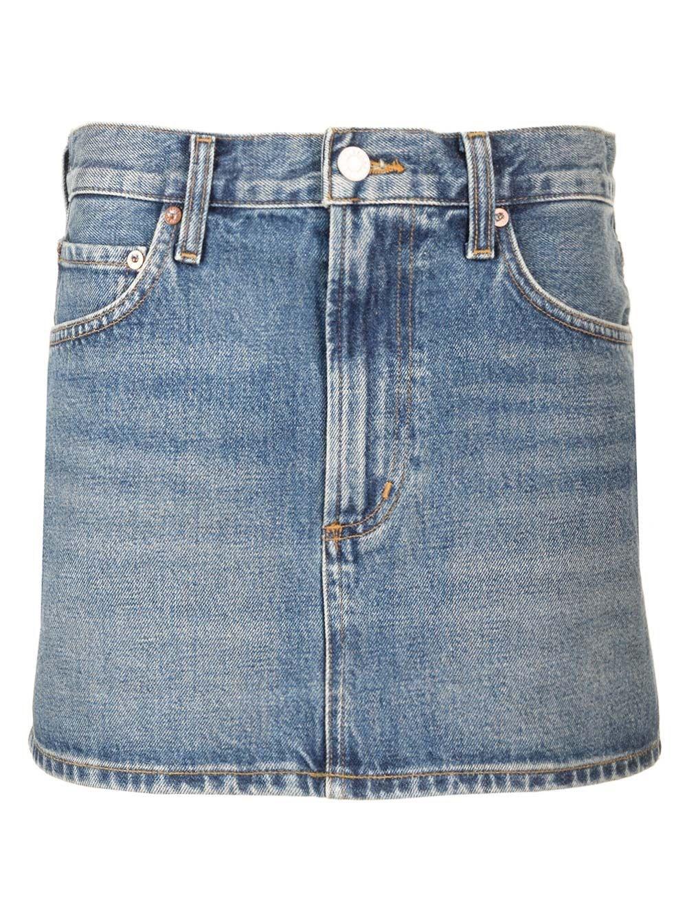 Al Duca D'Aosta Agolde Mini gonna denim