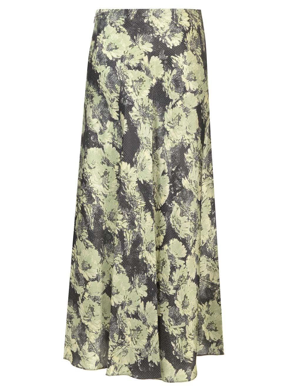 Al Duca D'Aosta Tory Burch Gonna in satin stampato Promozione