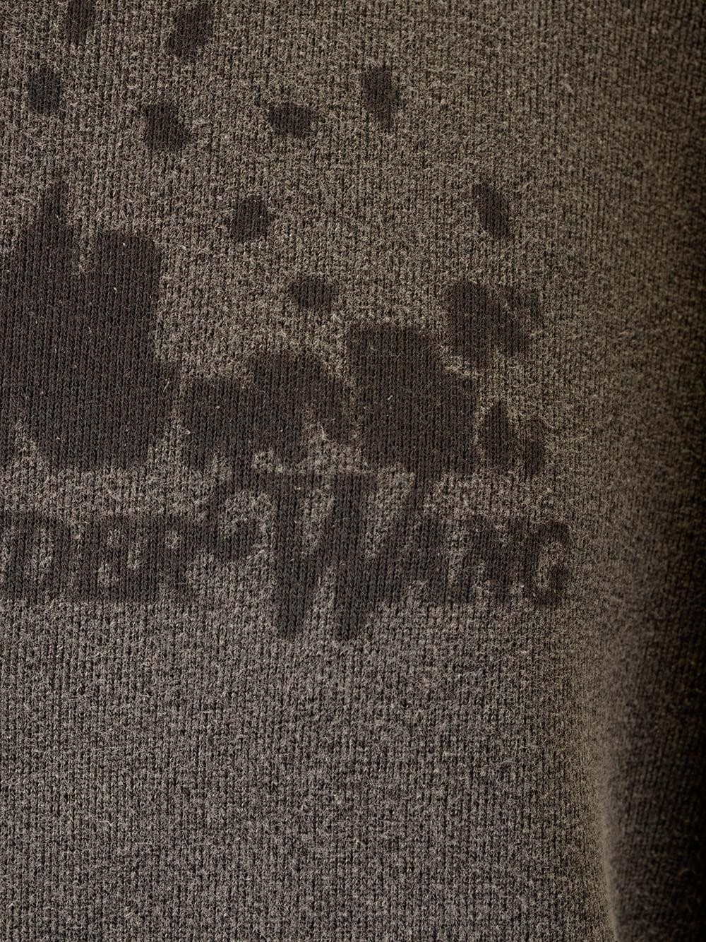 Al Duca D'Aosta Alexander Wang UNISEX HOODIE WITH DISTRESSED SKYLINE LOGO GRAPHIC WASHED CHARCOAL Sconto
