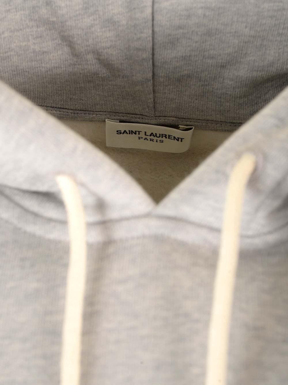 Al Duca D'Aosta Saint Laurent Felpa grigia con cappuccio Online