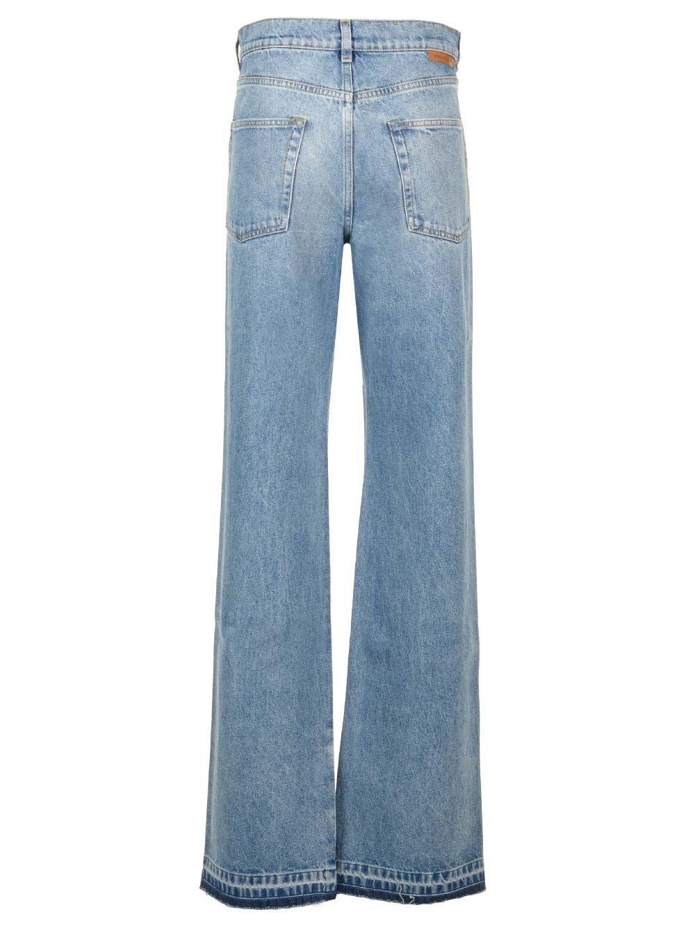 Al Duca D'Aosta Stella Mccartney Jeans gamba dritta Saldi Di Fabbrica
