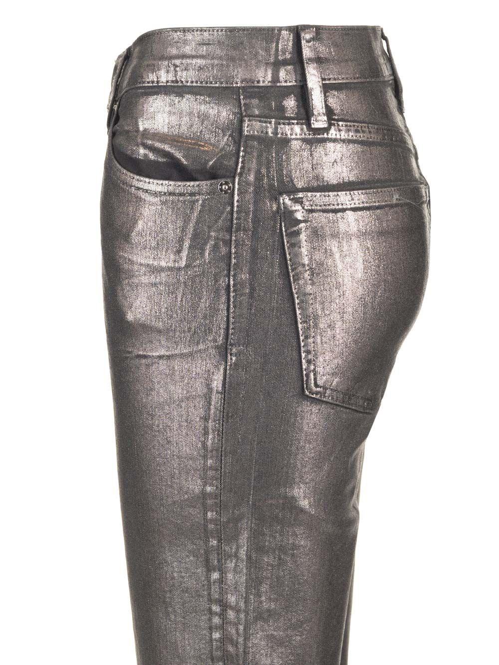 Al Duca D'Aosta Frame Jeans spalmato "Le sleek straight" Nuovo