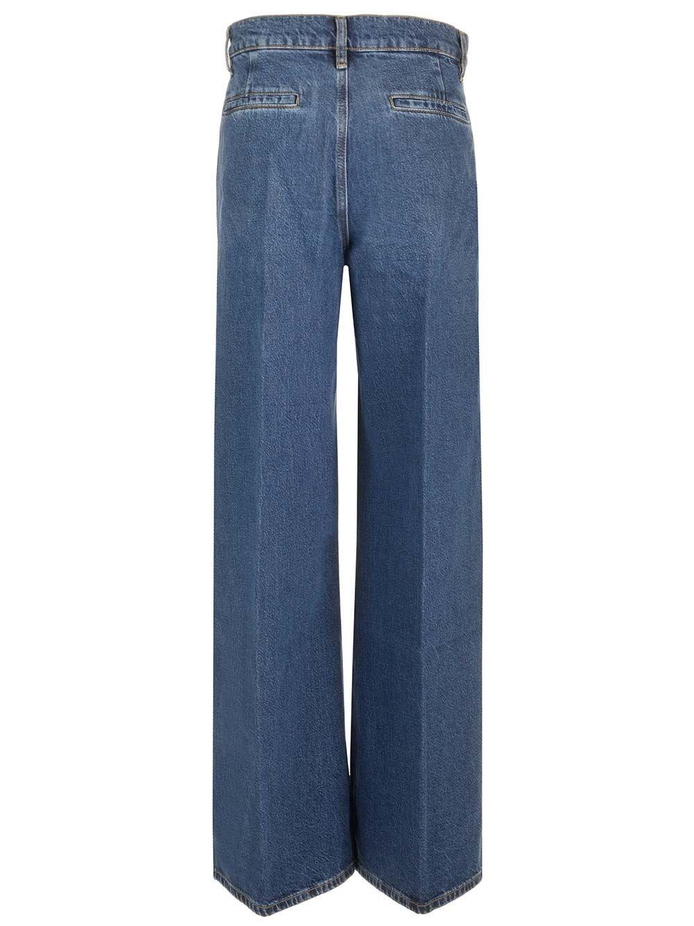 Al Duca D'Aosta Frame Jeans gamba larga Vendita