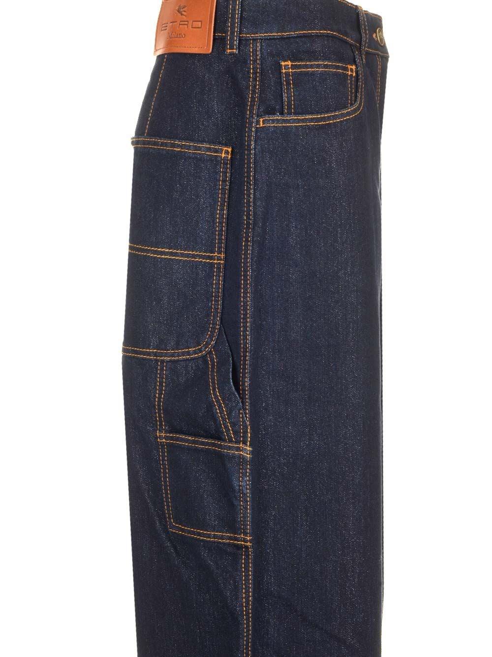 Al Duca D'Aosta Etro Jeans workwear blu Soddisfazione Garantita