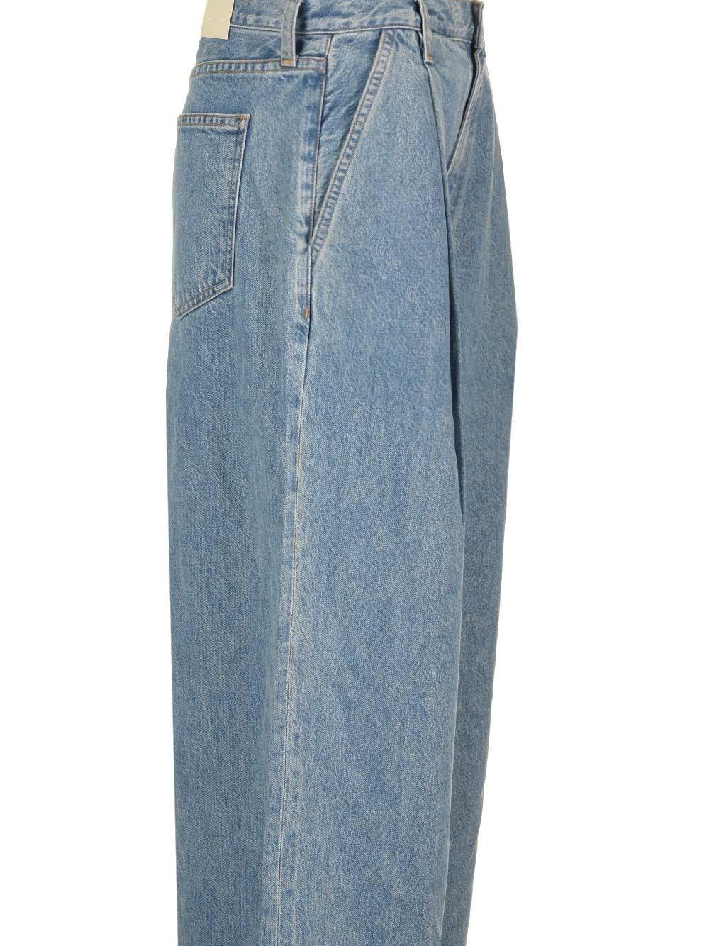 Al Duca D'Aosta Agolde Jeans "Ellis" con pinces Consegna Veloce