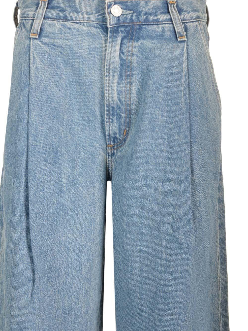 Al Duca D'Aosta Agolde Jeans "Ellis" con pinces Consegna Veloce