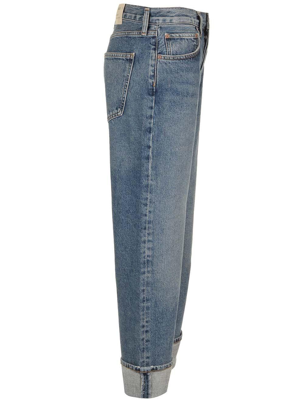 Al Duca D'Aosta Agolde Jeans "Fran" con risvolto Promozione Limitata