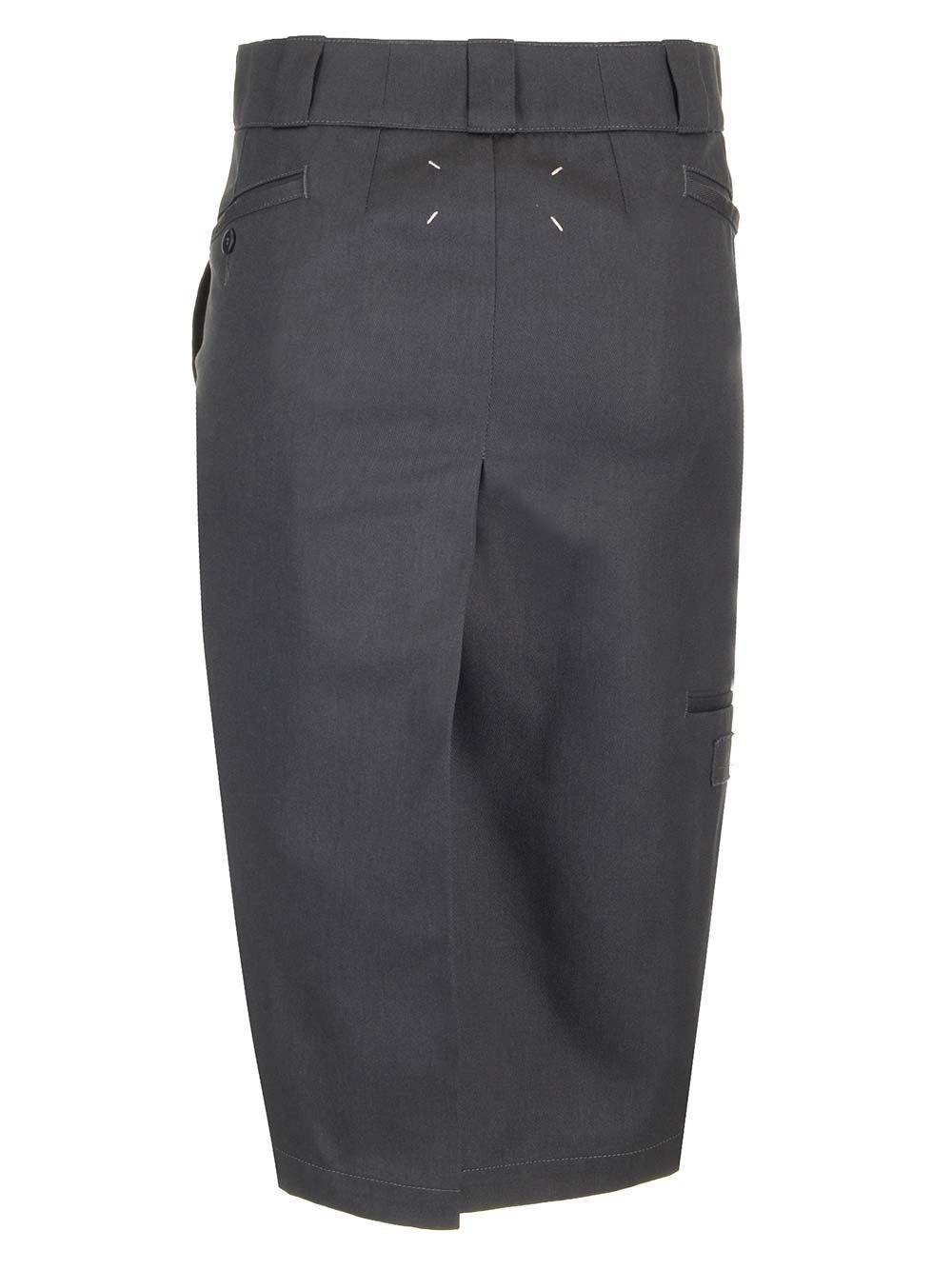 Al Duca D'Aosta Maison Margiela Gonna midi in gabardina Offerta