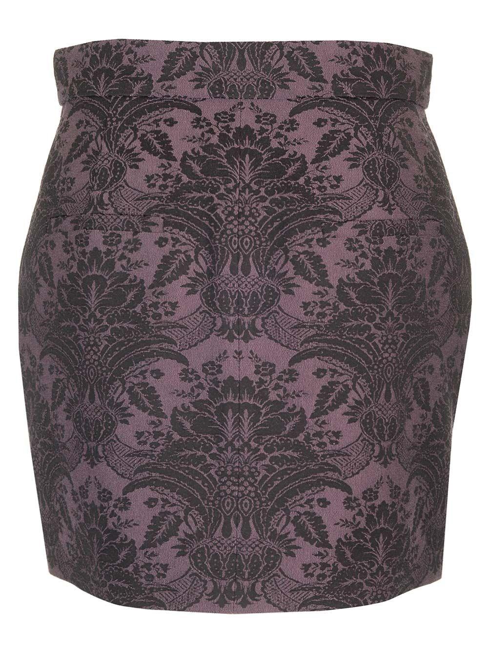 Al Duca D'Aosta Max Mara Mini gonna in lana jacquard Hotsell