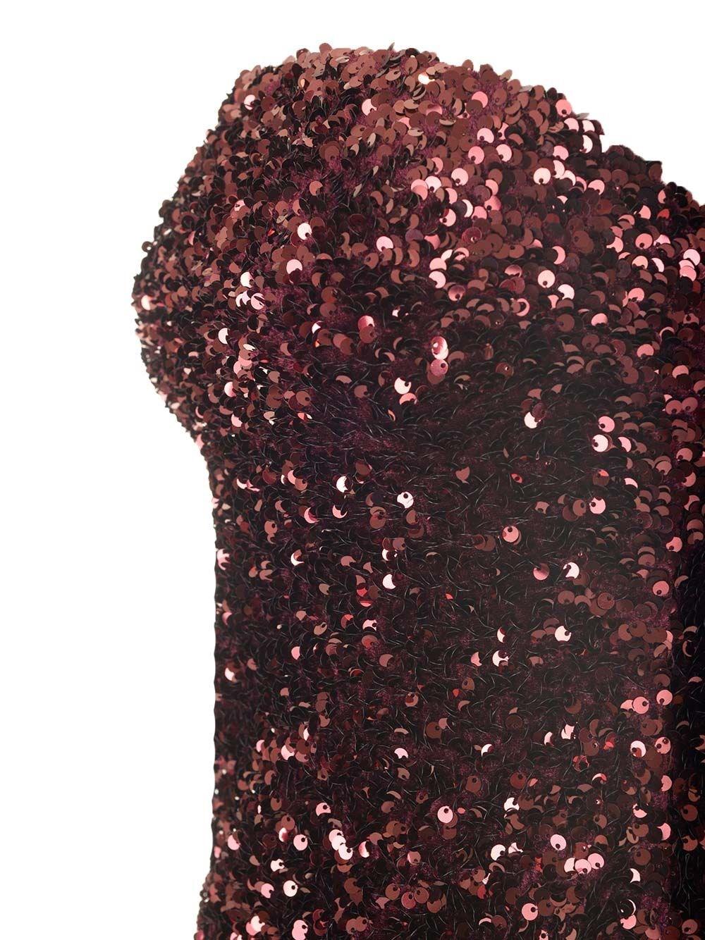 Al Duca D'Aosta Al Duca D'aosta Abito bustier in paillettes Vendita Economica