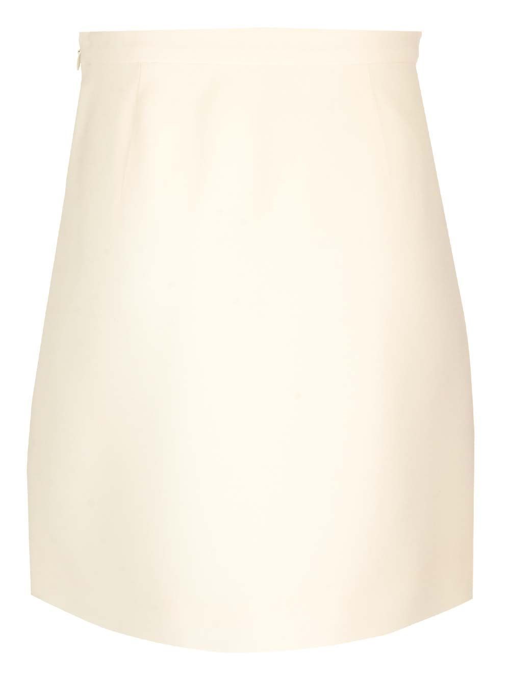 Al Duca D'Aosta Valentino Garavani Gonna in crepe couture Saldi Di Fabbrica