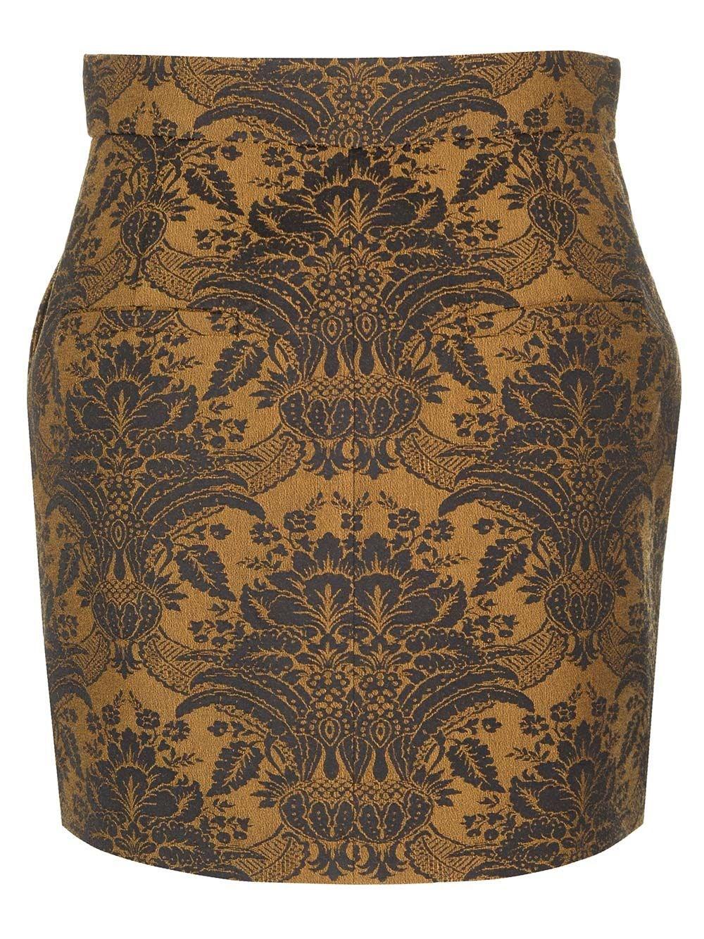 Al Duca D'Aosta Max Mara Mini gonna in lana jacquard Vendite Flash