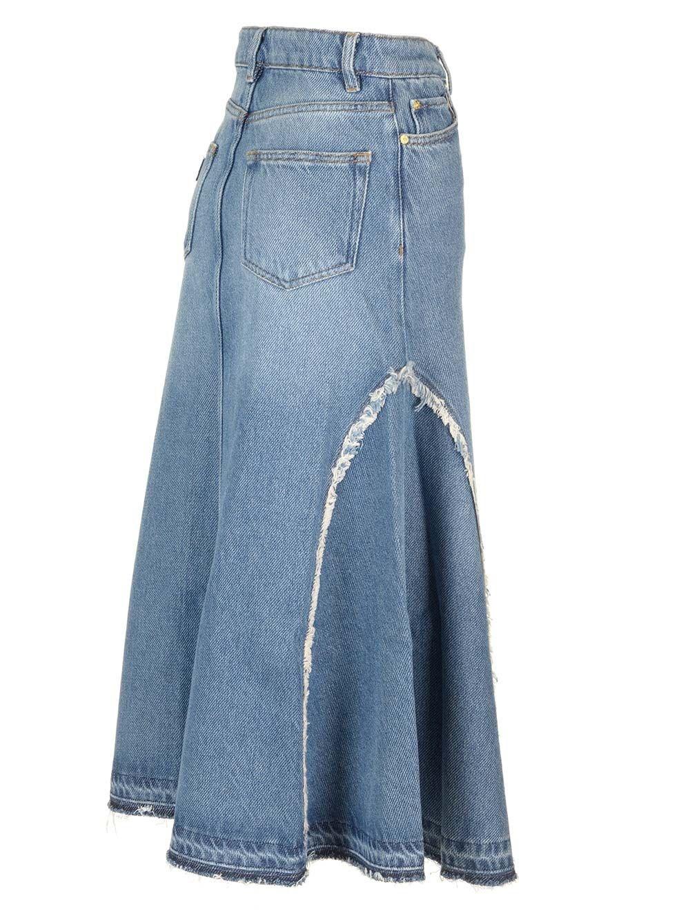 Al Duca D'Aosta Ganni Gonna denim svasata Italy
