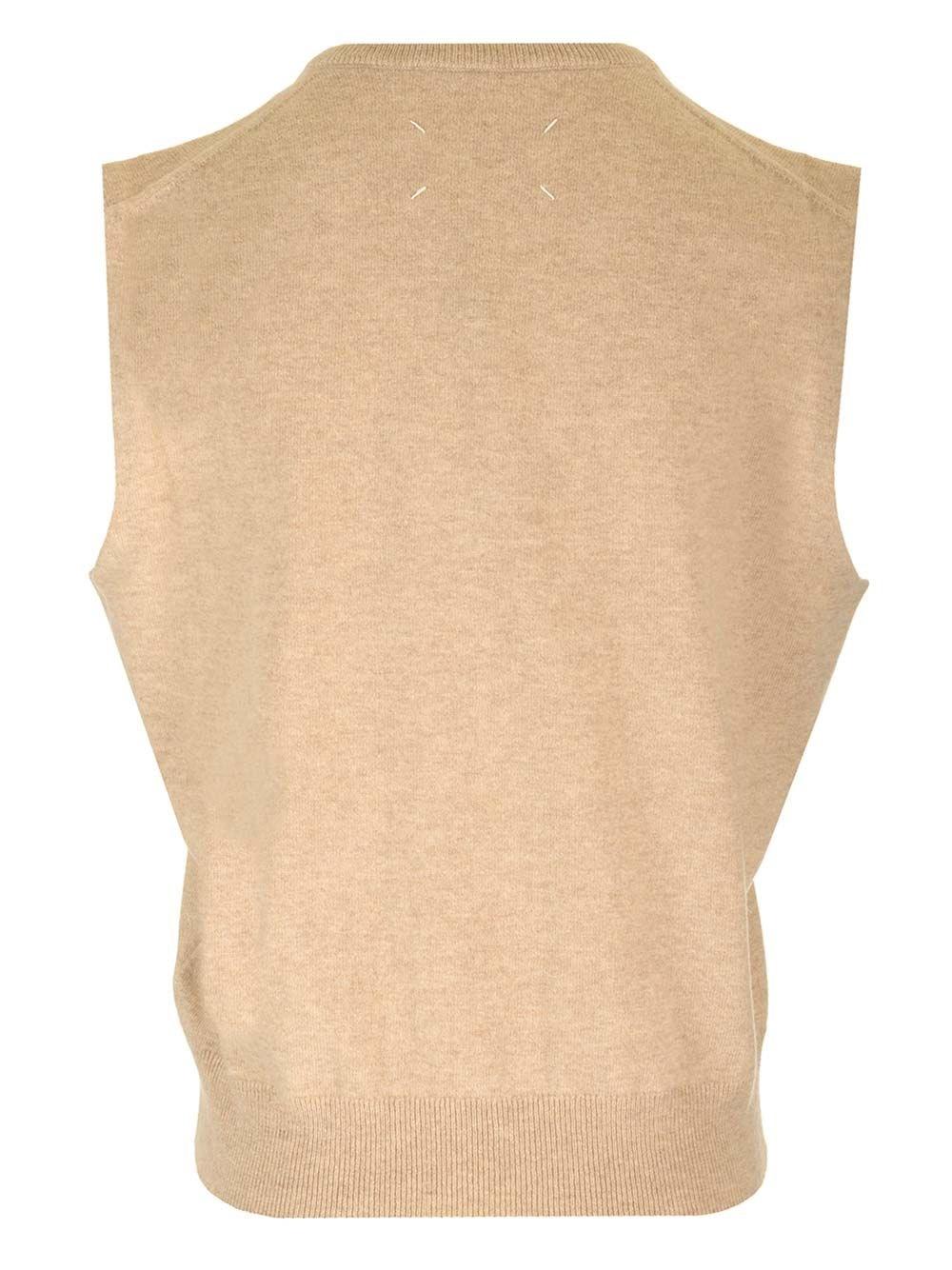 Al Duca D'Aosta Maison Margiela Gilet in lana Saldi Di Fabbrica