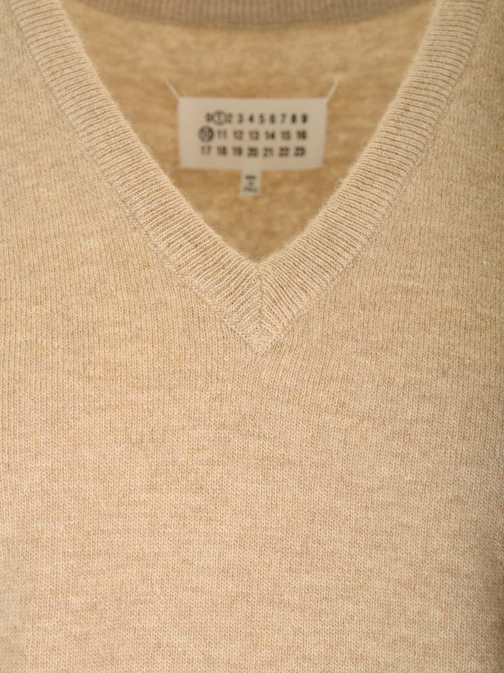 Al Duca D'Aosta Maison Margiela Gilet in lana Saldi Di Fabbrica