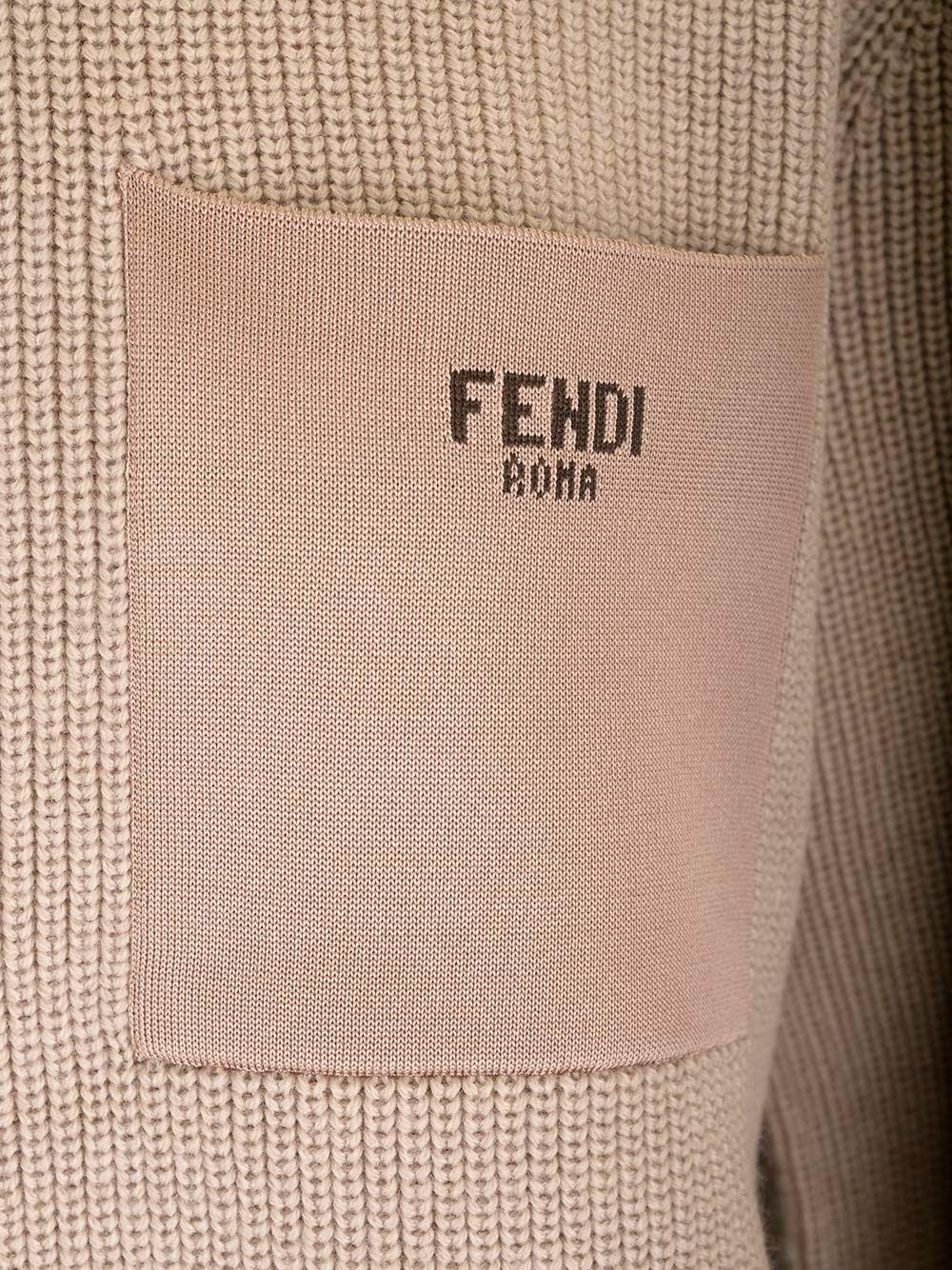 Al Duca D'Aosta Fendi Maglia a coste in lana Vendite Flash