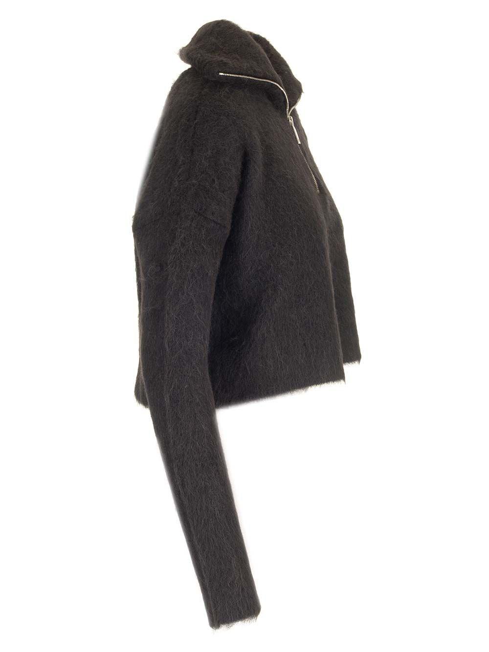 Al Duca D'Aosta Sportmax Maglia mezza zip in alpaca In Saldo