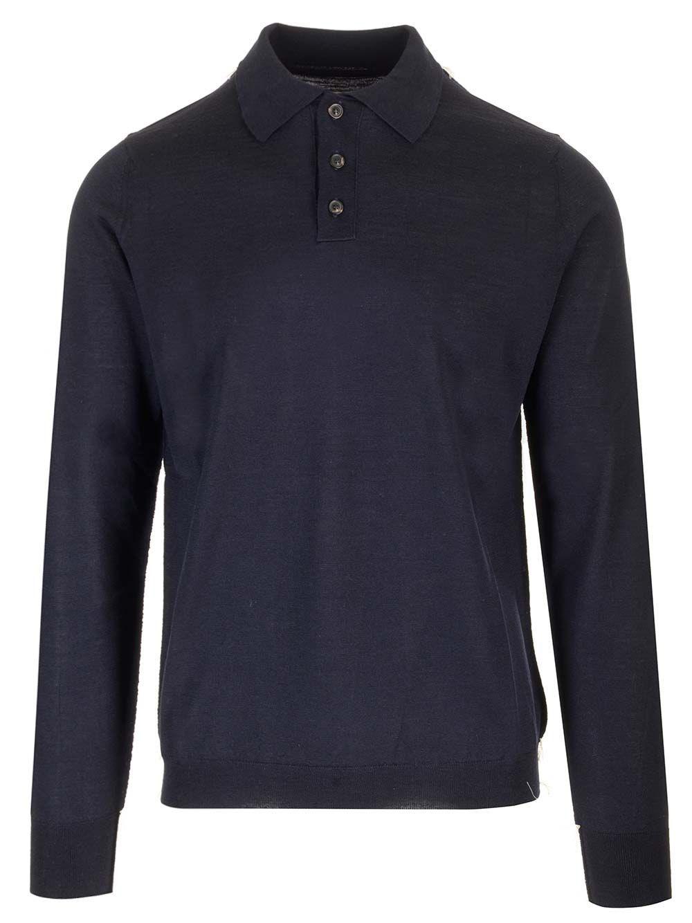 Al Duca D'Aosta Maison Margiela Polo in maglia di lana