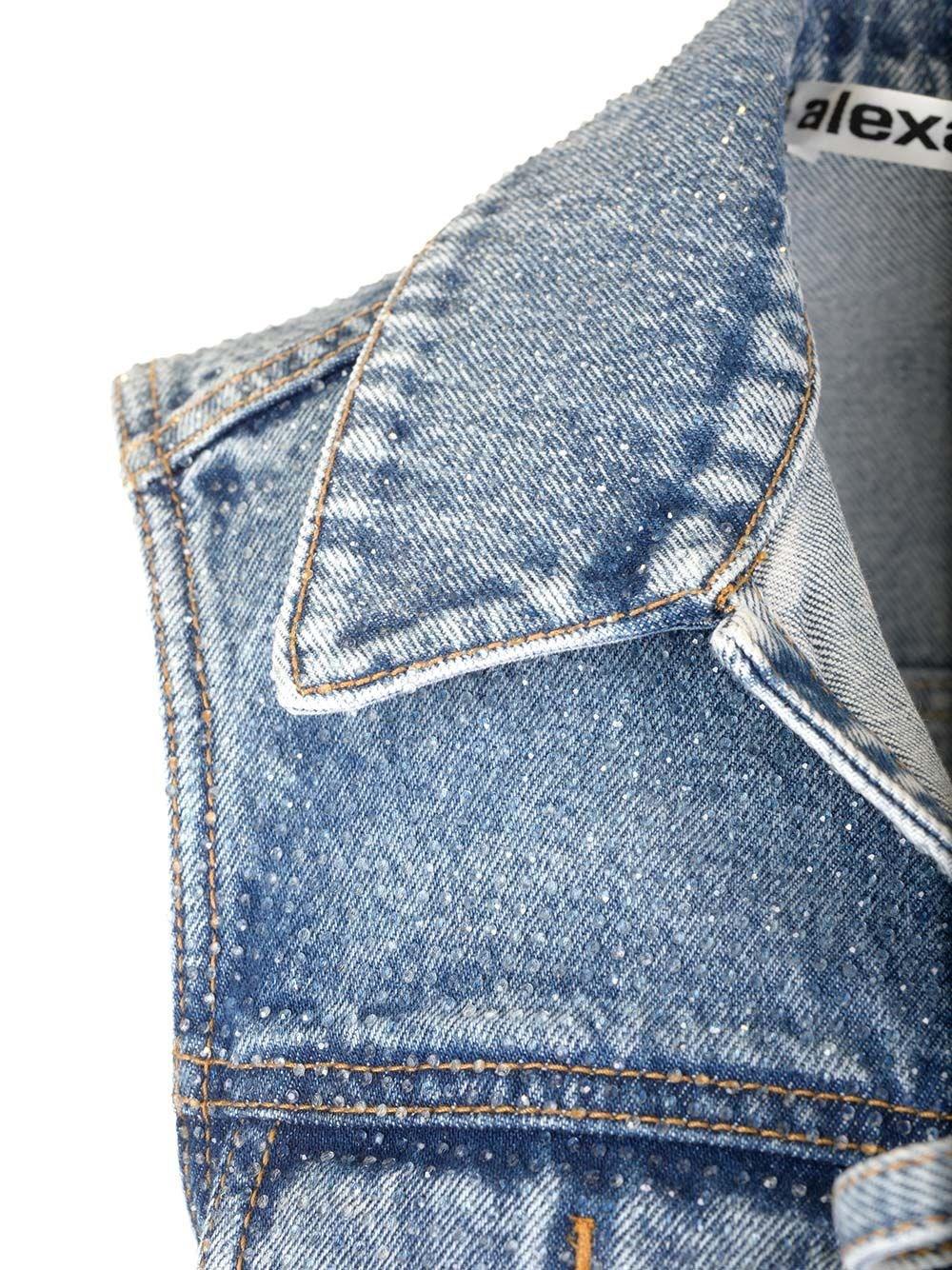 Al Duca D'Aosta Alexander Wang Gilet in jeans chiaro Soddisfazione Garantita