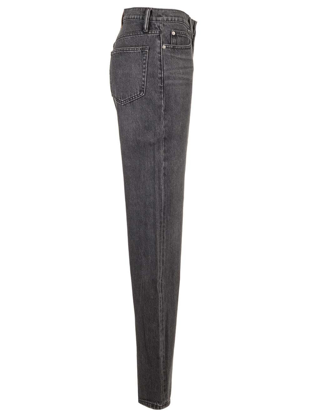 Al Duca D'Aosta Alexander Wang Jeans con patch logo 2025