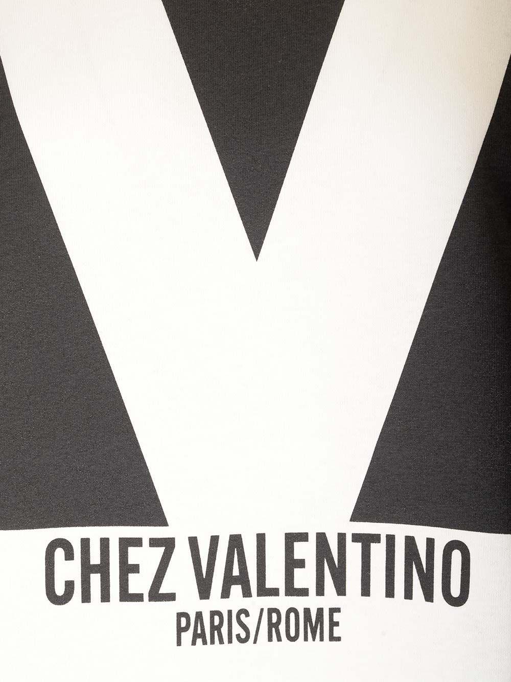 Al Duca D'Aosta Valentino Garavani T-shirt stampa "Chez Valentino" Vendita