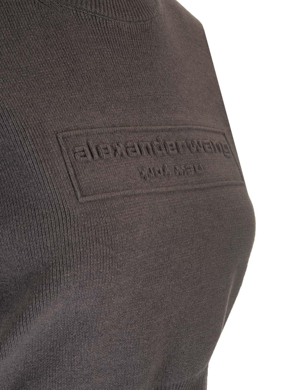 Al Duca D'Aosta Alexander Wang Maglia crop in maglina Soddisfazione Garantita