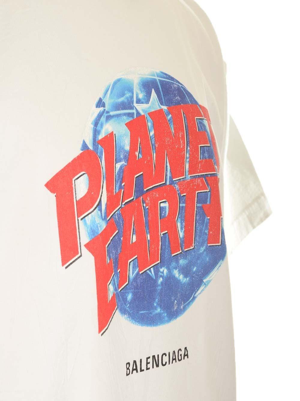 Al Duca D'Aosta Balenciaga Oversized T-Shirt "Planet Earth" Fornitura limitata