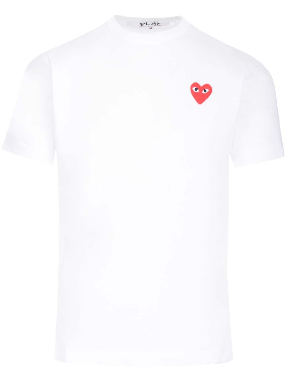 Al Duca D'Aosta Comme Des Garcons Play T-shirt con cuore rosso piccolo Offerta Giorno del Papà