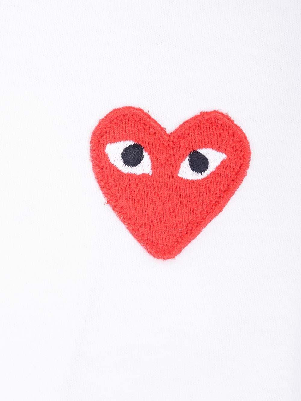 Al Duca D'Aosta Comme Des Garcons Play T-shirt con cuore rosso piccolo Offerta Giorno del Papà