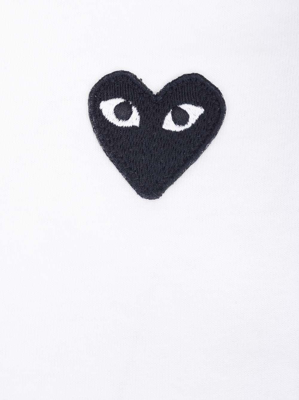 Al Duca D'Aosta Comme Des Garcons Play T-shirt con cuore nero piccolo Offerta San Valentino