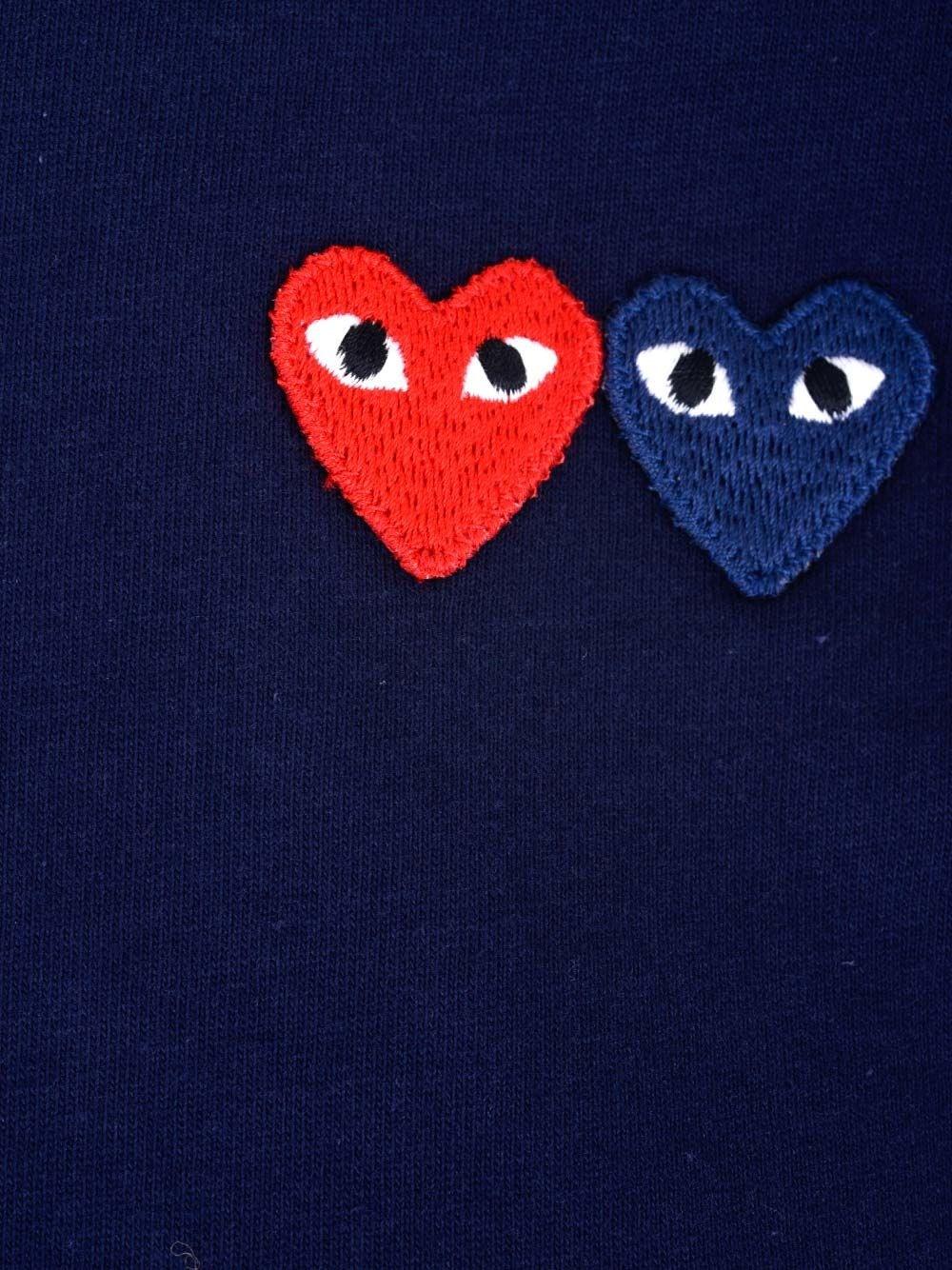 Al Duca D'Aosta Comme Des Garcons Play T-shirt multi hearts Latest fashion