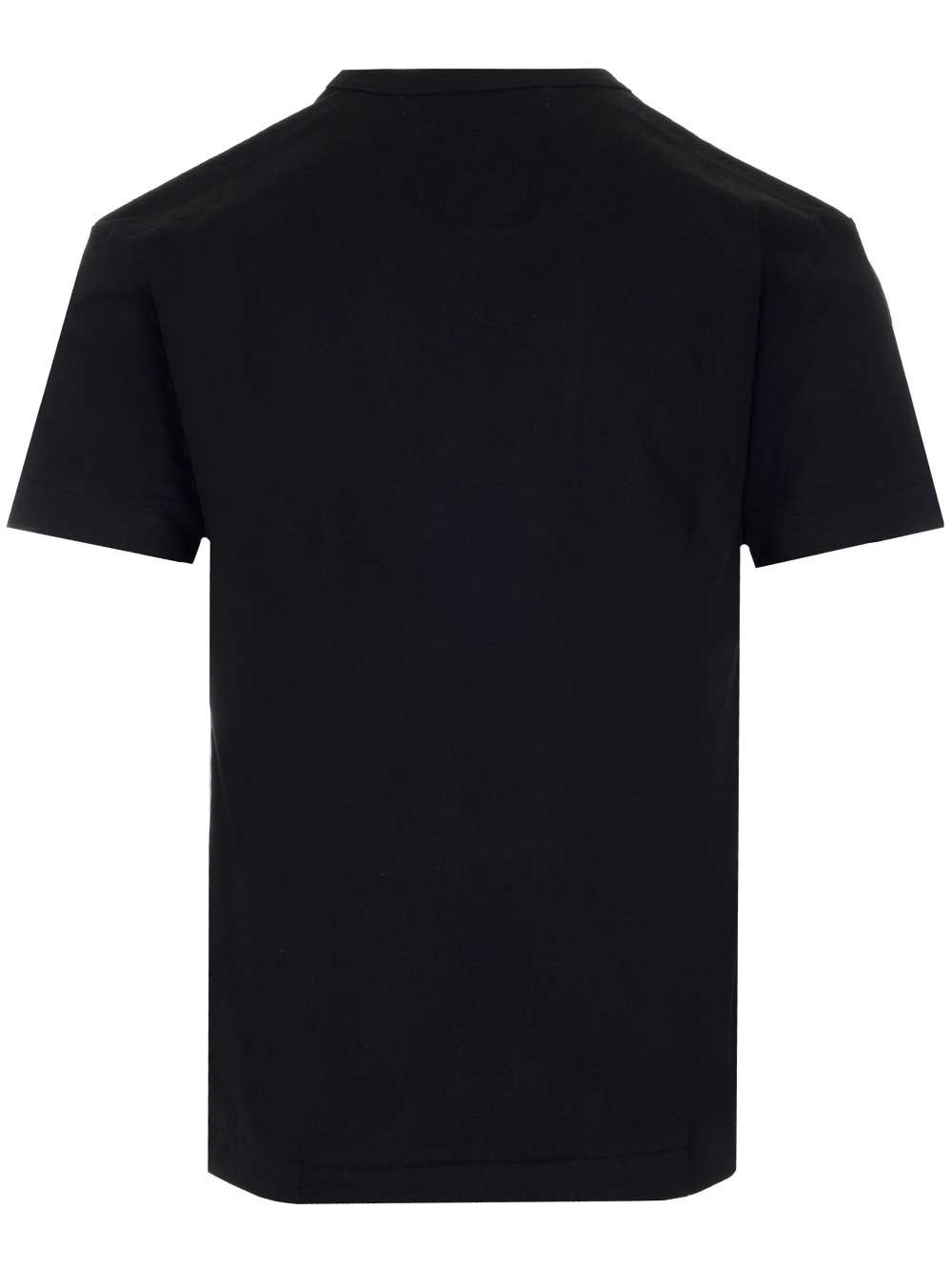 Al Duca D'Aosta Comme Des Garcons Play T-SHIRT DOUBLE RED HEARTS Offerta temporanea