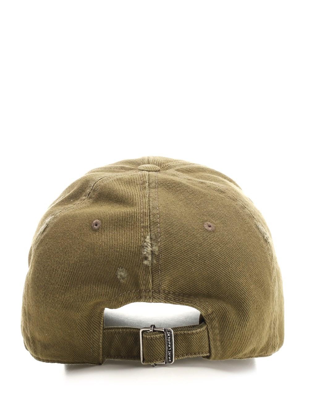 Al Duca D'Aosta Saint Laurent Cappello in denim Ritorno libero