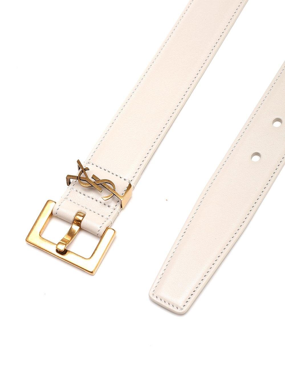Al Duca D'Aosta Saint Laurent Cintura fibbia "YSL" Fino al 60% di sconto