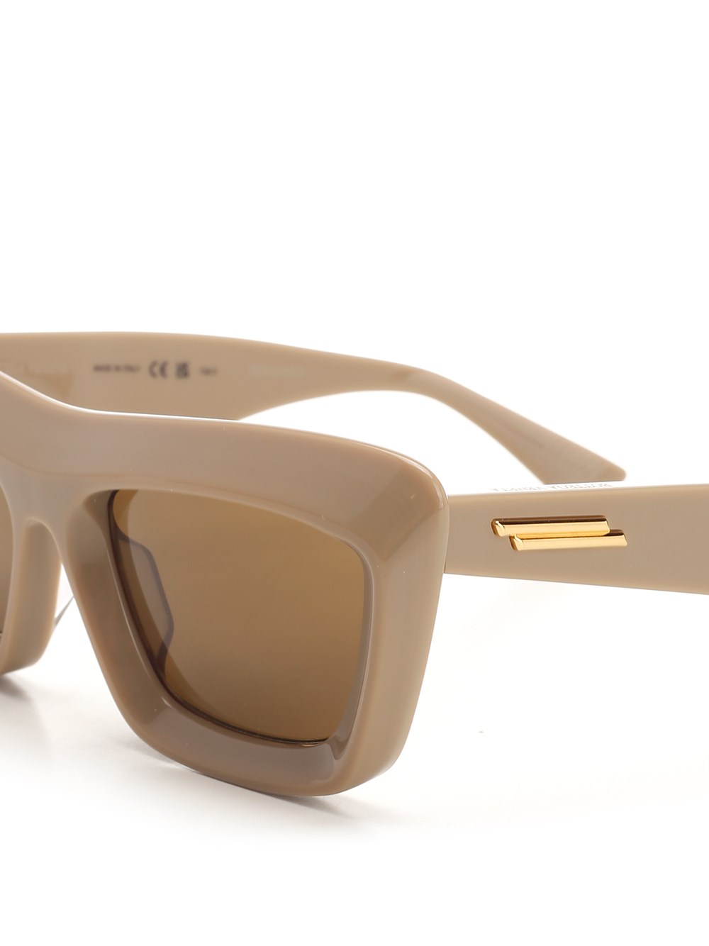 Al Duca D'Aosta Bottega Veneta Occhiali da sole beige Sottocosto